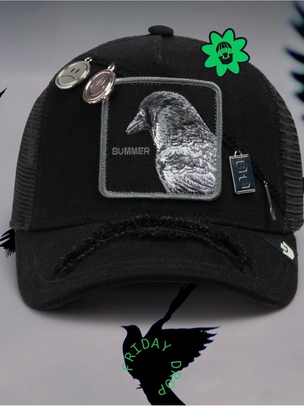 Goorin Bros. “WOMP WOMP” Trucker Hat. Mesh SnapBack NWT.